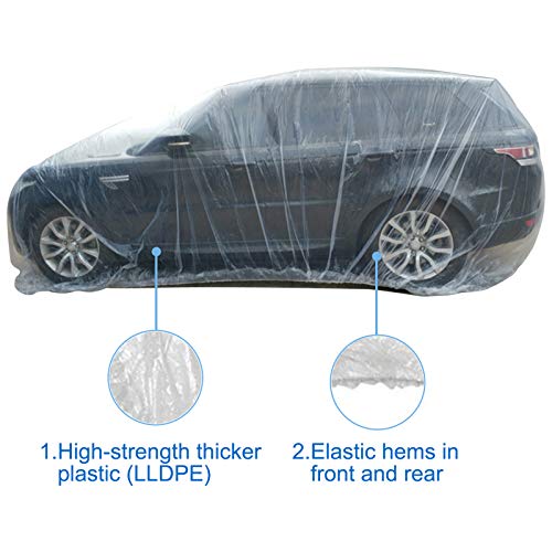 Autorocking Pe Full Car Cover Waterproof Dustproof Scratch-Proof Windproof Disposable Car Covers Garage Cover Universal Fit For Hatchback Sedan Off-Road Suv #TOP3