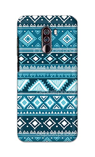 Image of PRINTFIDAA Coloured Tribal Pattern Hard Back Cover for Poco F1, Pocophone F1 Back Cover -(P6) KAT1008