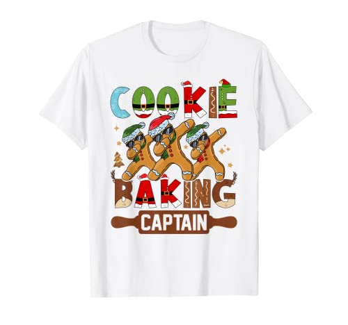 Cookie Baking Captain - Pijama de panadería de jengibre Camiseta