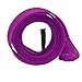 MOUMOUTEN Fishing Rod Sock, Braided Mesh Fishing Rod Sleeve Rod Protector Flat or Pointed End Casting Rods Musky Ice Rod(Purple)