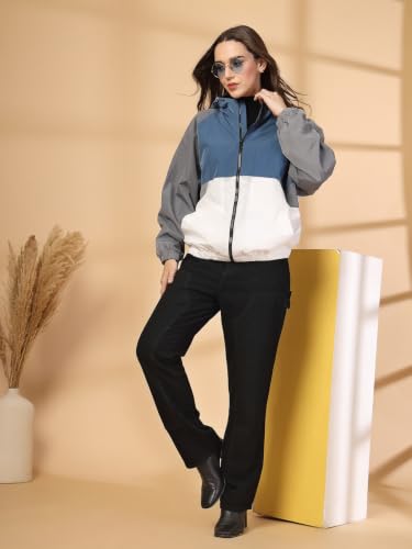 Image of CHKOKKO Sunscreen Jacket for Women Hooded Zipper Sports Jacket | UV Protection | Sun Protective | Lightweight Water Resistant | Riding Biker | Outdoor Travel Gym Running