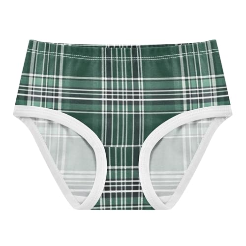 Girls' Organic Cotton Panties Toddler Cotton Underwear for Kids Dark Green