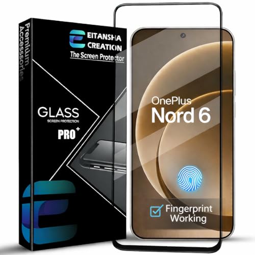 Image of Tempered Glass Screen Protector Compatible for Oneplus Nord 6 5G / Oneplus Nord 6 with Edge to Edge Coverage and Easy Installation Kit