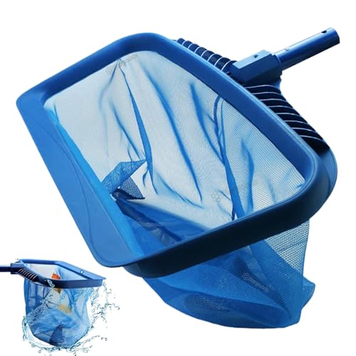 Generisch Redes de piscina para limpiar | Recogehojas de piscina con colador fino, malla ligera para eliminar partículas de suciedad para piscina de jardín y acuario