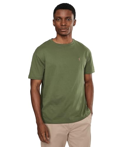 Image of POLO RALPH LAUREN, Men's, Classic Fit Jersey Crewneck T-Shirt, Supply Olive, XX-Large