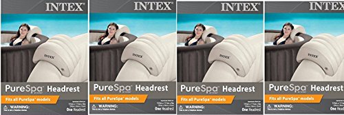 Oreiller spa gonflable rigide universel accessoire jacuzzi noir