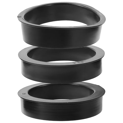 SHINEOFI 3 Anillos de Goma de Repuesto para Filtros de Aire Cónicos Tamaños 76 a 60 MM Accesorios Automotrices Aplicables para Mejorar Actuación y Eficiencia del Motor