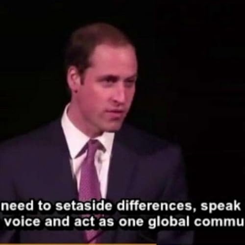 威廉王子演讲：保护野生动物的重要性