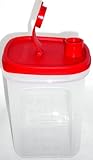 tupperware mess go 1l Ideal für Essig, Milch, Öl, Saft oder Dressing