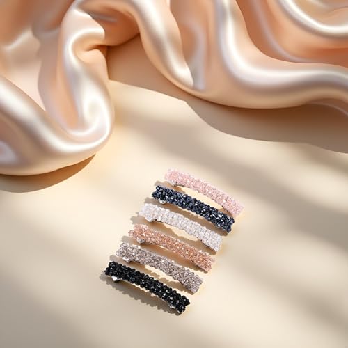 Sparkly Glitter Hair Clips for Women | Elegant Rhinestone Design