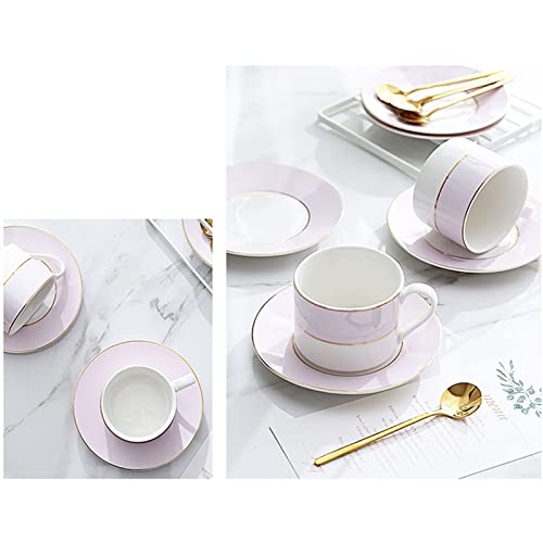 BJH Taza de café MIAO Phnom Penh, Juego de Taza de café y platillo, Juego de té de la Tarde para el hogar de cerámica… - Imagen 5