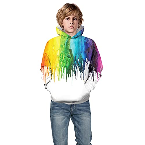 Kids Boy Girl Pullover Hoodie Y2K Hooded Sweatshirt Long Sleeve Shirt Top 3D Print Fashion Fall Winter Clothes4