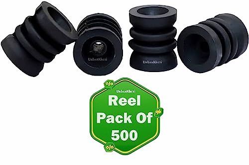Reel Insulator for Solar Zatka Fencing (Pack of 500)(Black) “Extr...