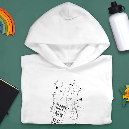 Azeeda 'Happy New Year' Children's Hoodie/Hooded Sweater (KO051347)3