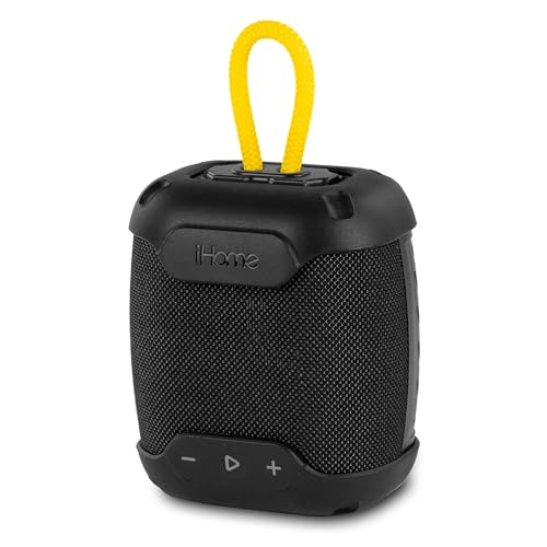 iHome Waterproof Bluetooth Speaker, Shockproof and...