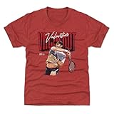 500 LEVEL Valentin Vacherot Tennis Youth Shirt (Tri Red, 8Y Medium)