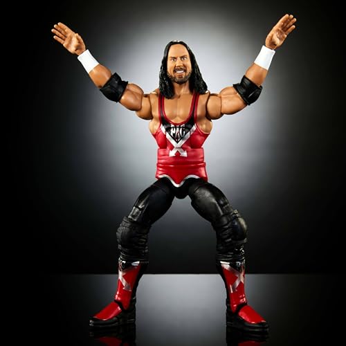 Mattel WWE Elite Collection Action Figure, SummerSlam X-Pac Collectible with Accessory & Referee Build-A-Figure Parts - Image 6
