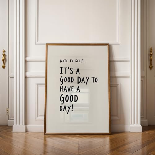 Lienzo motivacional blanco y negro para decorar un salón moderno con arte minimalista