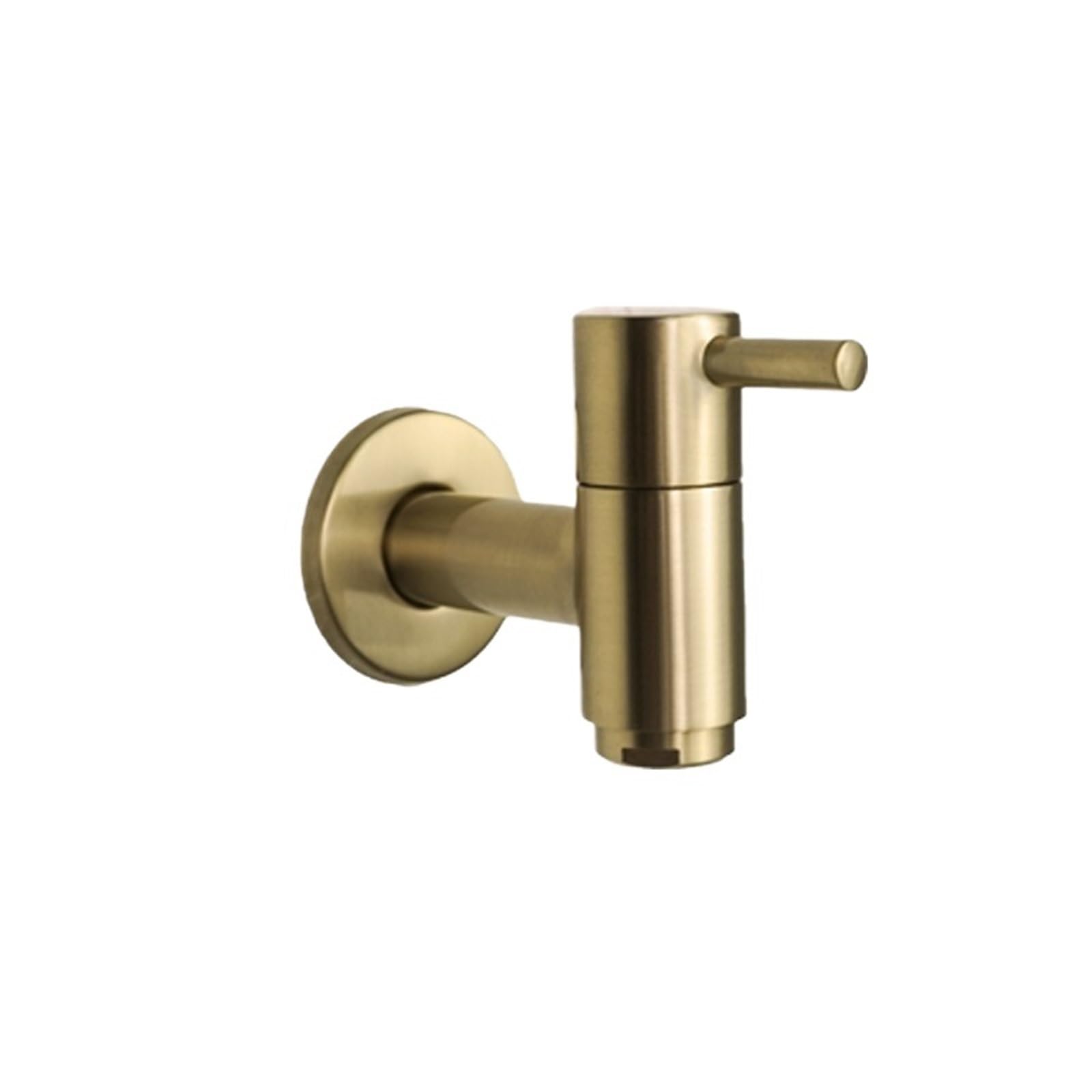 Wwpmnqd Color2 Mop Short B Taps Extended Long Brass Washing Machine Faucet Wall Mounted Single Cold Water G1/2 Outdoor Garden Bathroom Corner Mop Pool Tap For Garden(Color2 Mop Short B)