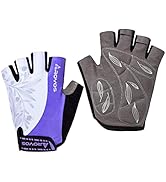 ROVOS Cycling Gloves Mountain Bike Gloves Biking Gloves for Men/Women 5MM Shock Absorbing Pads Ha...