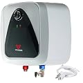VINABUKS Electric Mini-Tank Water Heater - 2.7 Gallon Small Under Sink Instant Hot Water Heater, 120V 1440W Point of Use Compact Tank for Kitchen, Bathroom, Restaurant - Shelf, Wall, or Floor Mounted