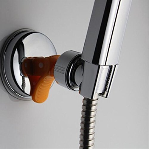 Preisvergleich Produktbild SUNMUCH Handbrause Halterung,Saug-Brausekopfhalter Einstellbare Wiederverwendbare Badezimmer Wandhalterung Saughaltewinkel Ständer Cup Showering Komponenten