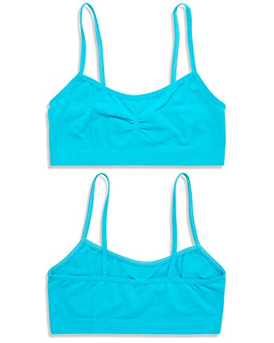 Girls' Training Bra - Spandex Seamless Cami Crop Bralette (8 Pack)4