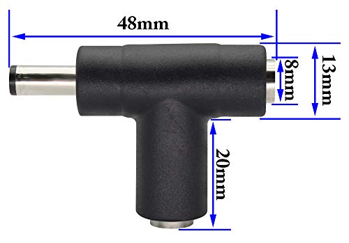 Adaptador conector DC 5.5x2.1mm ángulo 90°, pack 4 miniatura 2