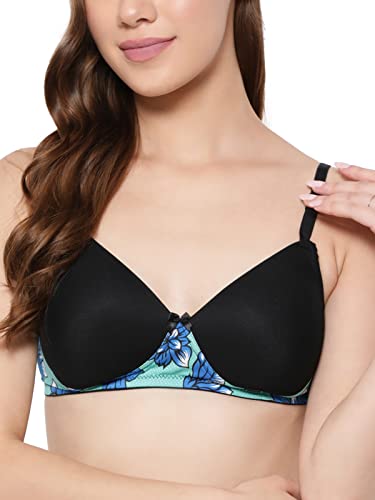 Soutien-gorge t-shirt Clovia noir sans armatures anti-irritations