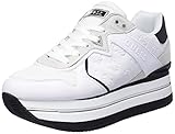 GUESS HARINNA, Sneaker Mujer, White, 36 EU