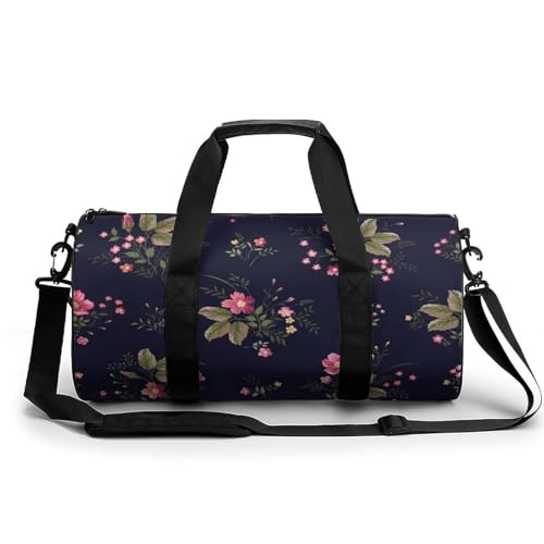 Sac de voyage fleurs 45cm : finis les bagages trop encombrants