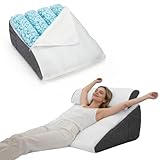 【Confort Premium Double Couche】Mousse mémoire 25D avec couche de ouate coton amovible 45D pour un confort optimal. Meilleure adaptabilité qu'une mousse pure. Soulagement efficace des épaules et de la nuque pour un sommeil réparateur.