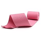 ApuaVireo&Co Correa de cincha de 50 mm, 25 mm, 20 mm, 38 mm, correas de tapicería de algodón para hacer bolsas (rosa, 38 mm/5 yardas)
