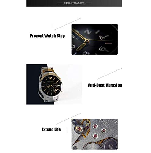 Bobinadora de relojes automáticos de cuero PU con pantalla de almacenamiento 2