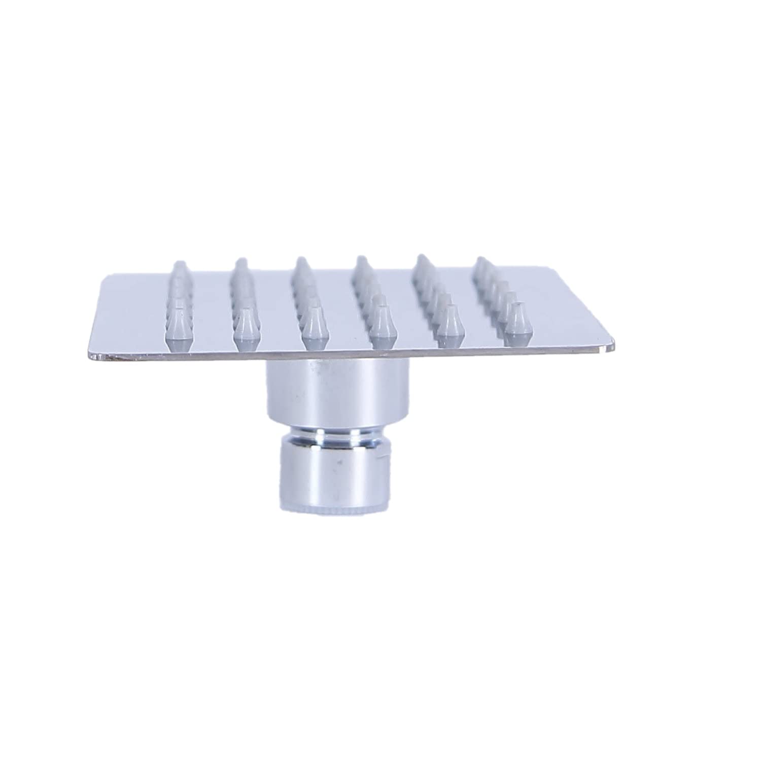 ZENZERO® - SOFFIONE DOCCIA in acciaio inox - ugelli anticalcare - getto a pioggia - Pezzi 1: (15x15cm QUADRATO)