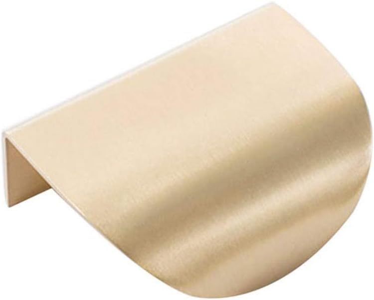 Leaf Shape Furniture Cupboard Cabinet Wardrobe Drawer Pull Knob Brass Door Handle Hardware,L60 Solid