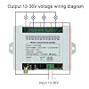 DC 12V 24V 36V 4CH Remote Control Switch 433Mhz 10A Wireless Remote Control Switch for Garage Door, Motor, Industrial Control, Household Control etc. 2 Transmitter 1 Receiver