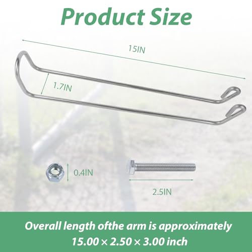 Maillon de chaîne pour portail supérieur corriger alignement bras double allée