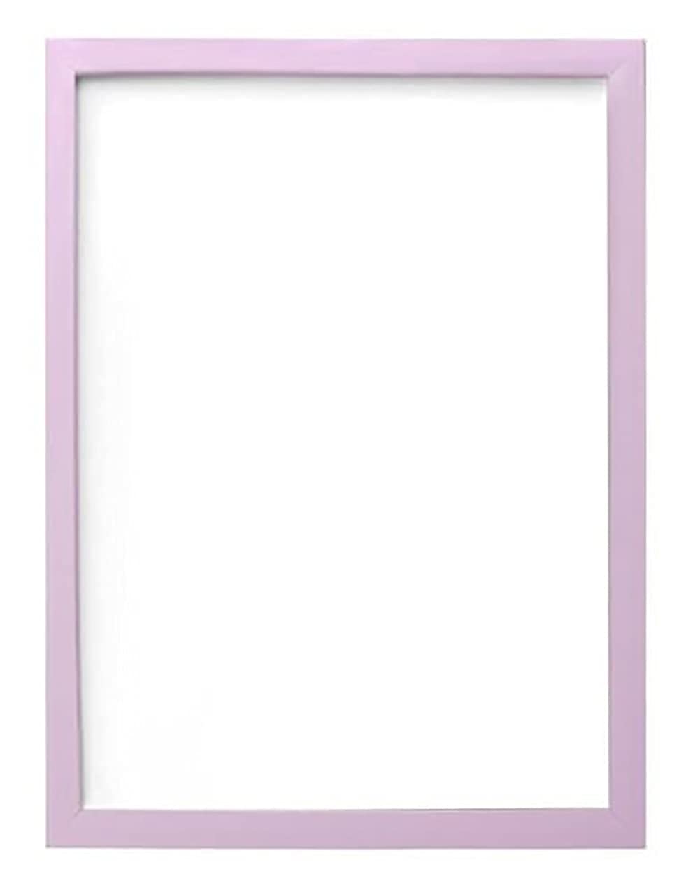 Memory Box Rainbow Range Picture/Photo/Poster frame with Perspex Sheet - Moulding 19mm Wide and 15mm Deep - (21.0 x 29.7cm) Lilac A4