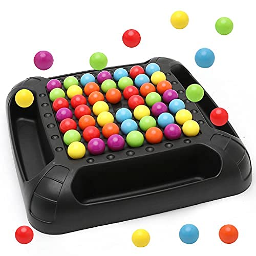 SK TOY ZONE Puzzle Magic Chess Toy Set for Kid Adult,Rainbow Ball Elimination Game Parent-Child Interaction Game Toy Set A Educational Competitive Toys for Kids