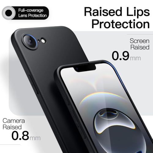 Image of JETech Slim Case for iPhone 17e /16e, Black | Camera Lens Protection, Ultra-Thin Matte Finish, Lightweight Minimalist Cover