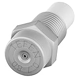 Tefen Plastic Fog Nozzle with Poly Filter Grey 1/8