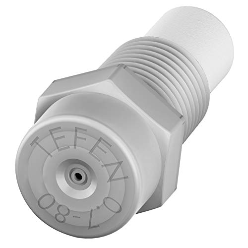 Tefen Plastic Fog Nozzle with Poly Filter Grey 1/8
