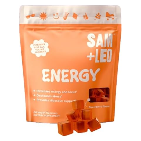SAM+LEO Energy Gummies for Kids Cover