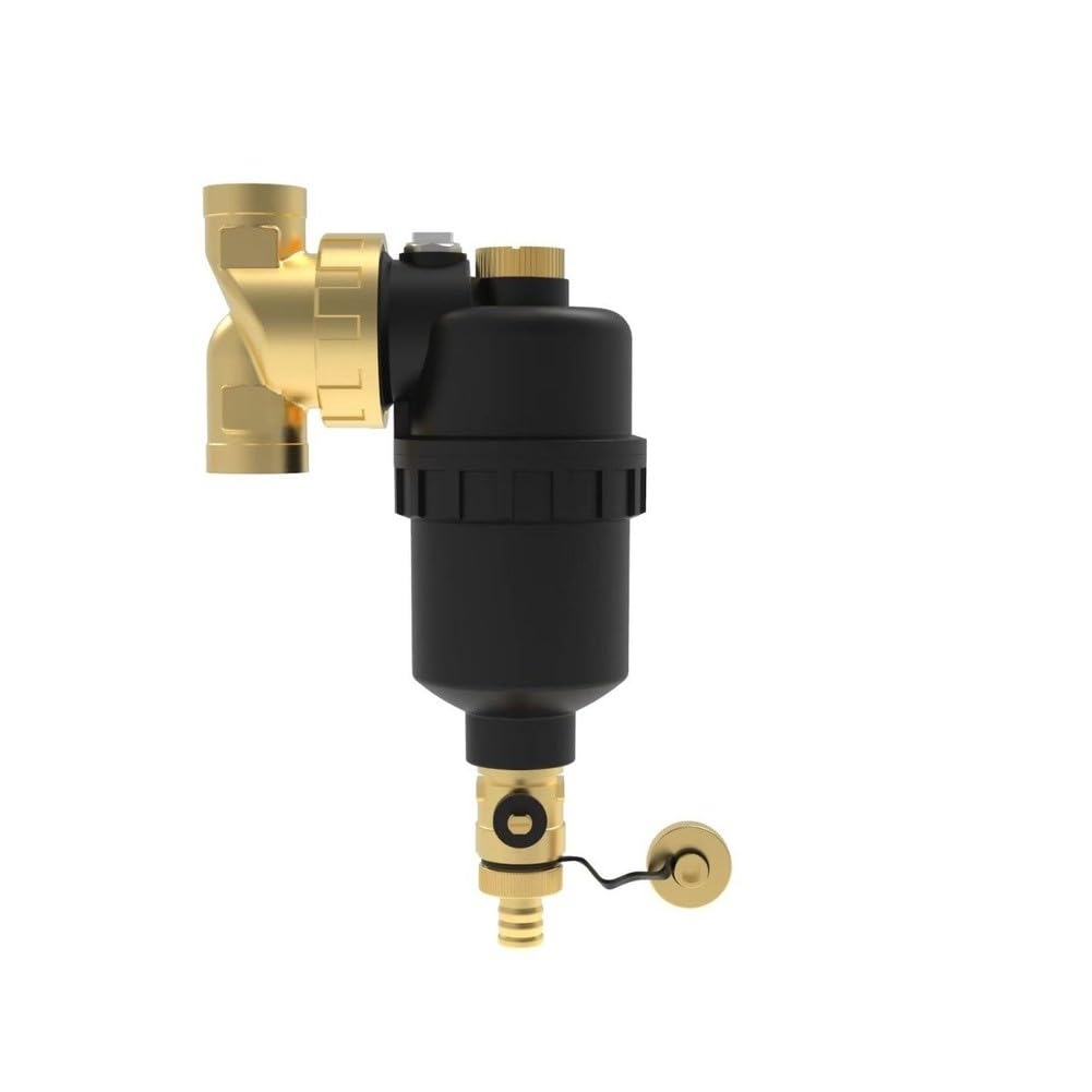 Magnetico per filtro acqua per sistemi di riscaldamento a pavimento pre-filtro, attacco filettato DN202532, maglia in acciaio inox, 01-016 MPa, 0-75