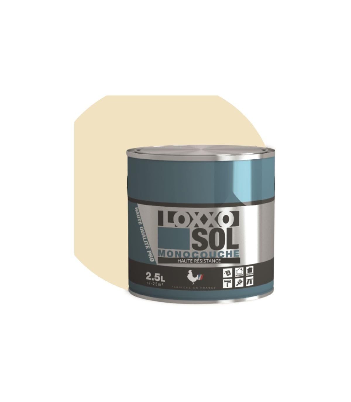 Peinture sol haute résistance LOXXO gris 2,5 L
