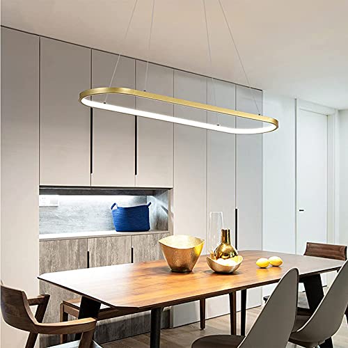 Éclairage d'îlot de cuisine moderne avec plafonnier suspendu LED variable