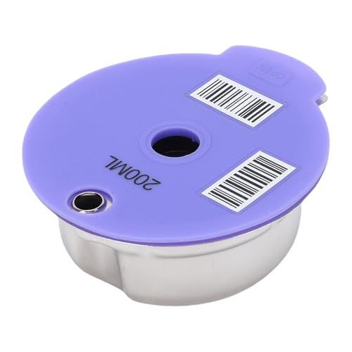 Image of Haofy Reusable Coffee Pod Universal Stainless Steel Refillable with Brush and Spoon Compatible for Happy Series Coffee Makers (200ml)
