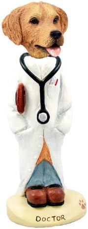 Golden Retriever Doctor Doogie Collectable Figurine