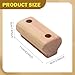 Menolana Wood Rock Wall Climbing Hold Fingerboard Exercise Training Fitness Wooden Grip Climbing for Rock Climbers Beginners